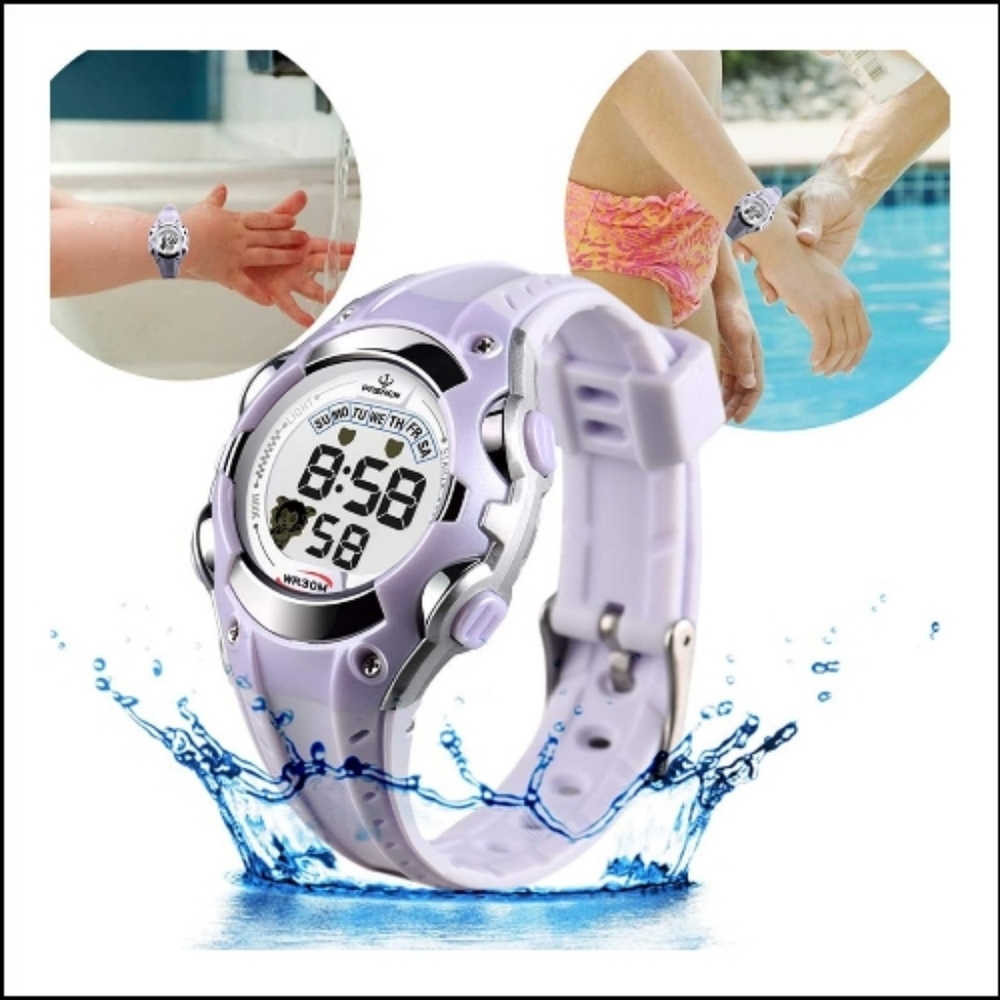 Kids Digital Sport Watches Waterproof - Picture 3 of 10